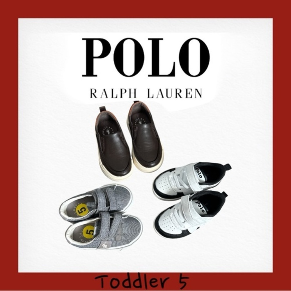 Polo Ralph Lauren Toddler Shoes Set  Sz 5.